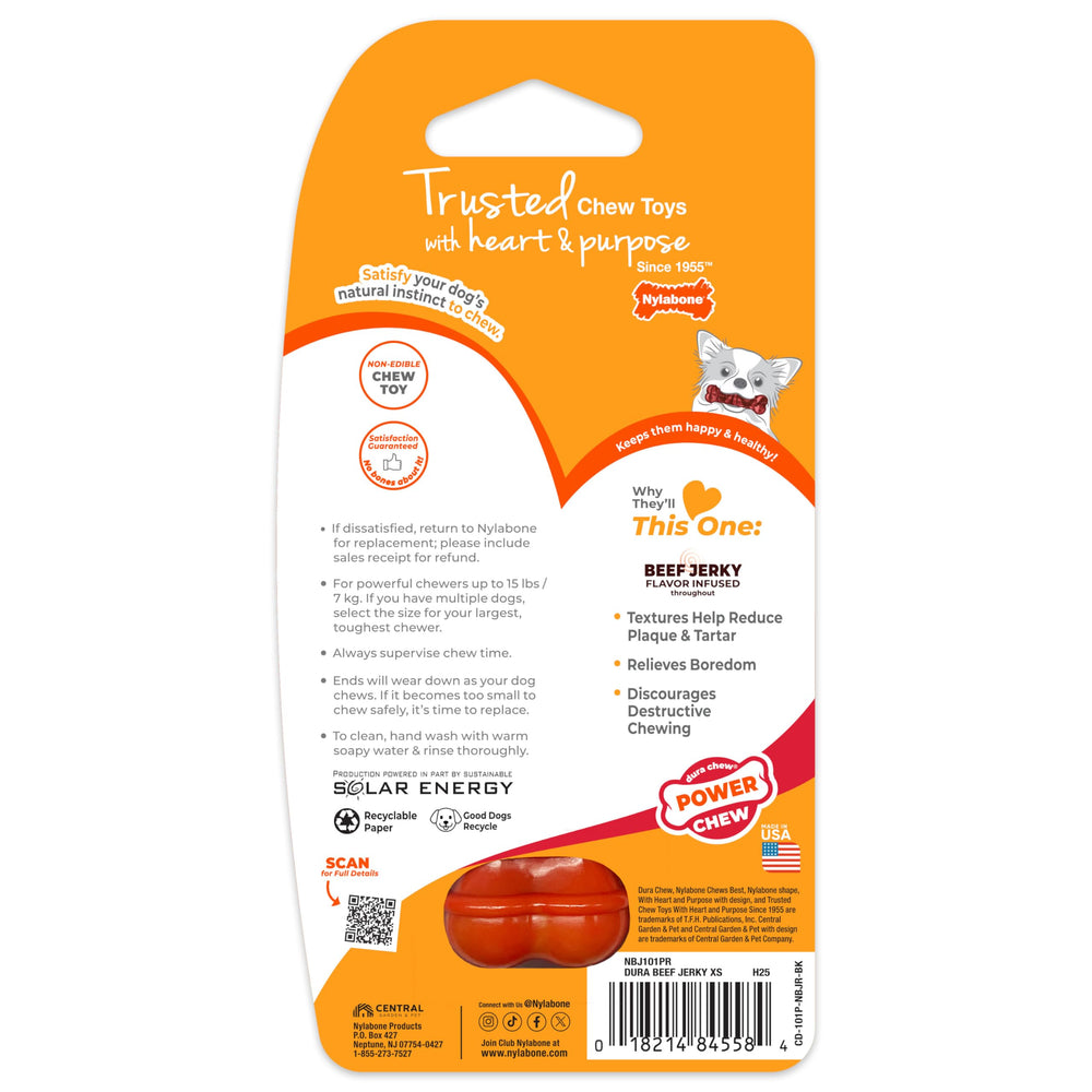 Nylabone-durabilite-nylon-efficace: nylon robuste pour jeux répétés et longévité