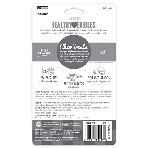 Nylabone Healthy Edibles: portions adaptées aux chiens jusqu'à 15 livres.