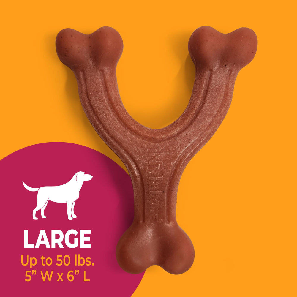 Nylabone Wishbone fabriqué dans le New Jersey, fièrement produit aux États‑Unis.