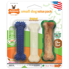 Nylabone Flexi Chew os pour chien petit, occuper et nettoyer les dents.