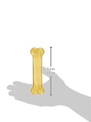 Goût poulet diffusé tout au long du jouet Nylabone Flexi Chew.