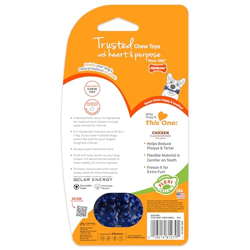 Nylabone Flexi Chew usage quotidien, pratique et engageant pour les chiens modérés.