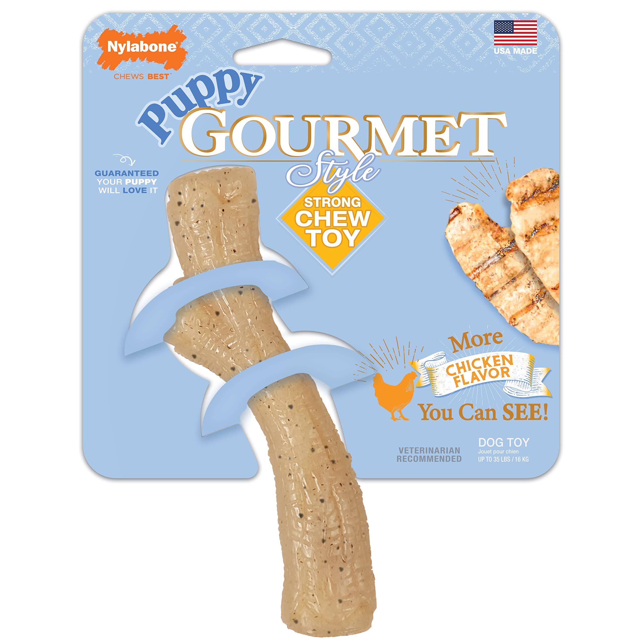 Nylabone Forme unique, texture variée pour une expérience enrichie.