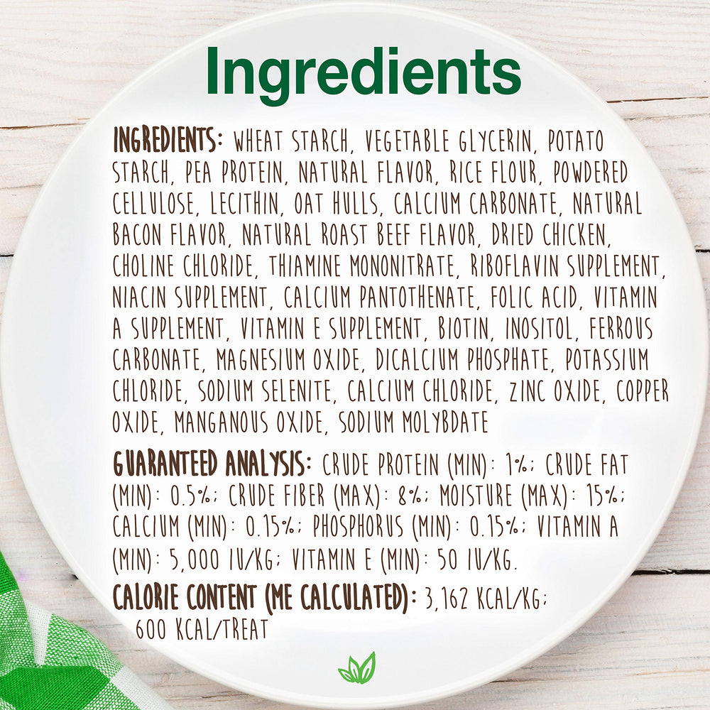 Nylabone friables naturels sans additifs, goût boeuf et poulet.