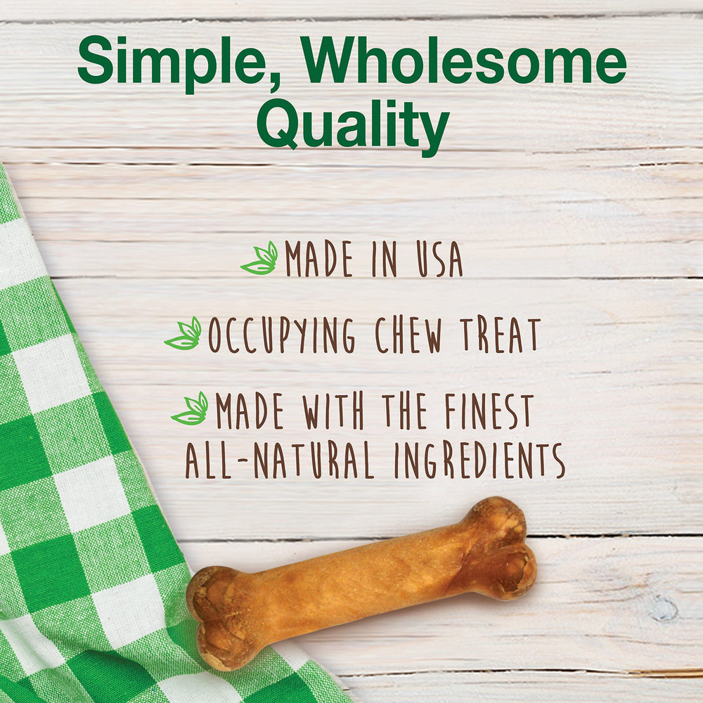 Friandises naturelles Nylabone pour chiots, saveur dinde et patate douce, idéale pour l'entraînement.