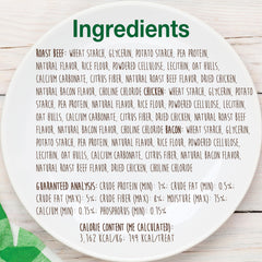 Nylabone Healthy Edibles, composition naturelle: ingrédients simples et authentiques.