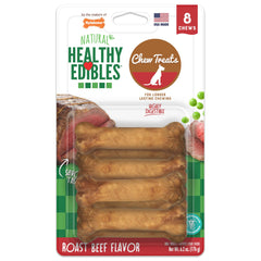 Nylabone Healthy Edibles emballage clair, récompense pratique pour votre chien.