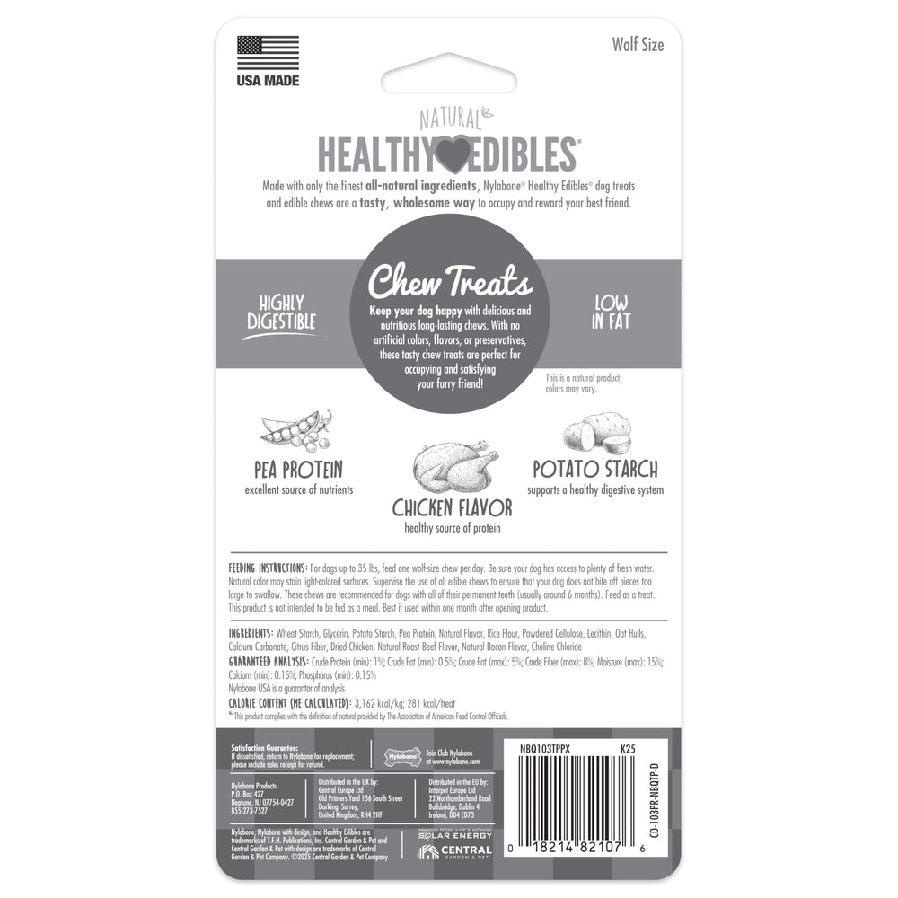 Nylabone Healthy Edibles - produit-usa: fabriqué aux États-Unis avec soin.
