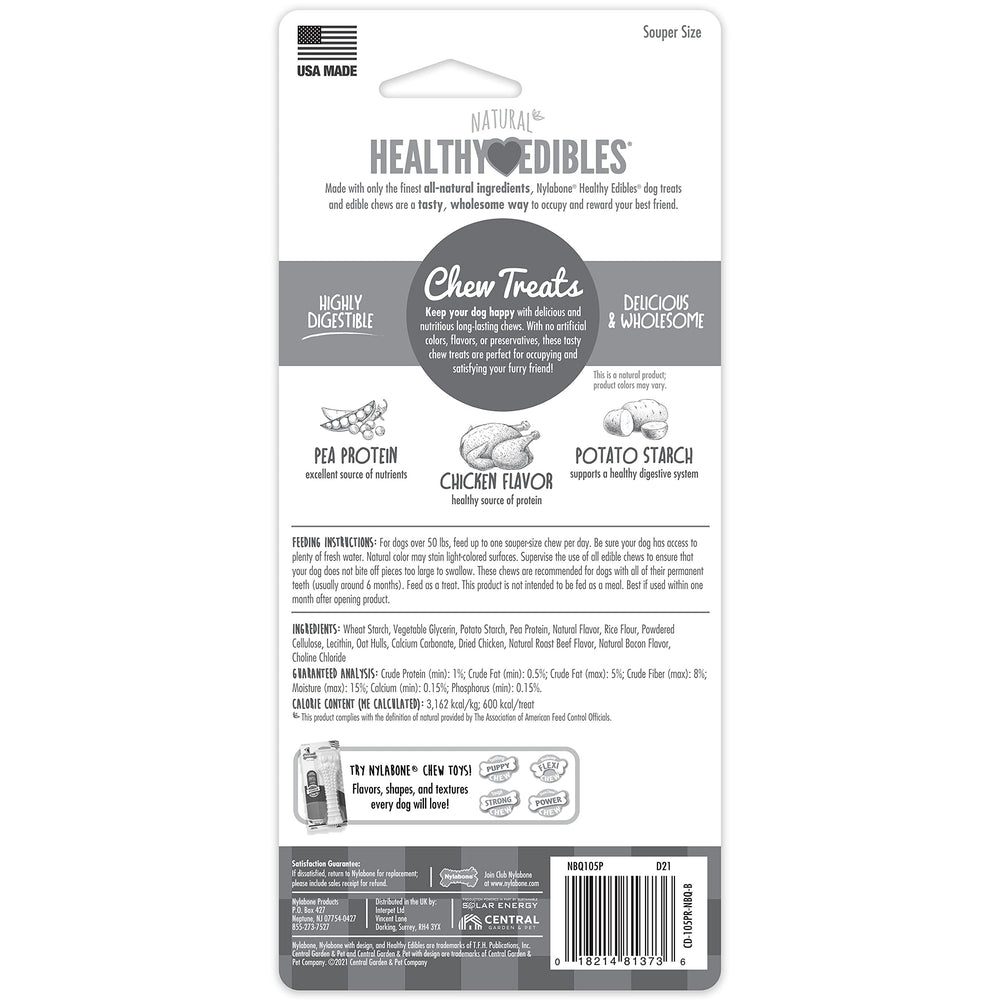 Nylabone Healthy Edibles portion unique dans chaque emballage.