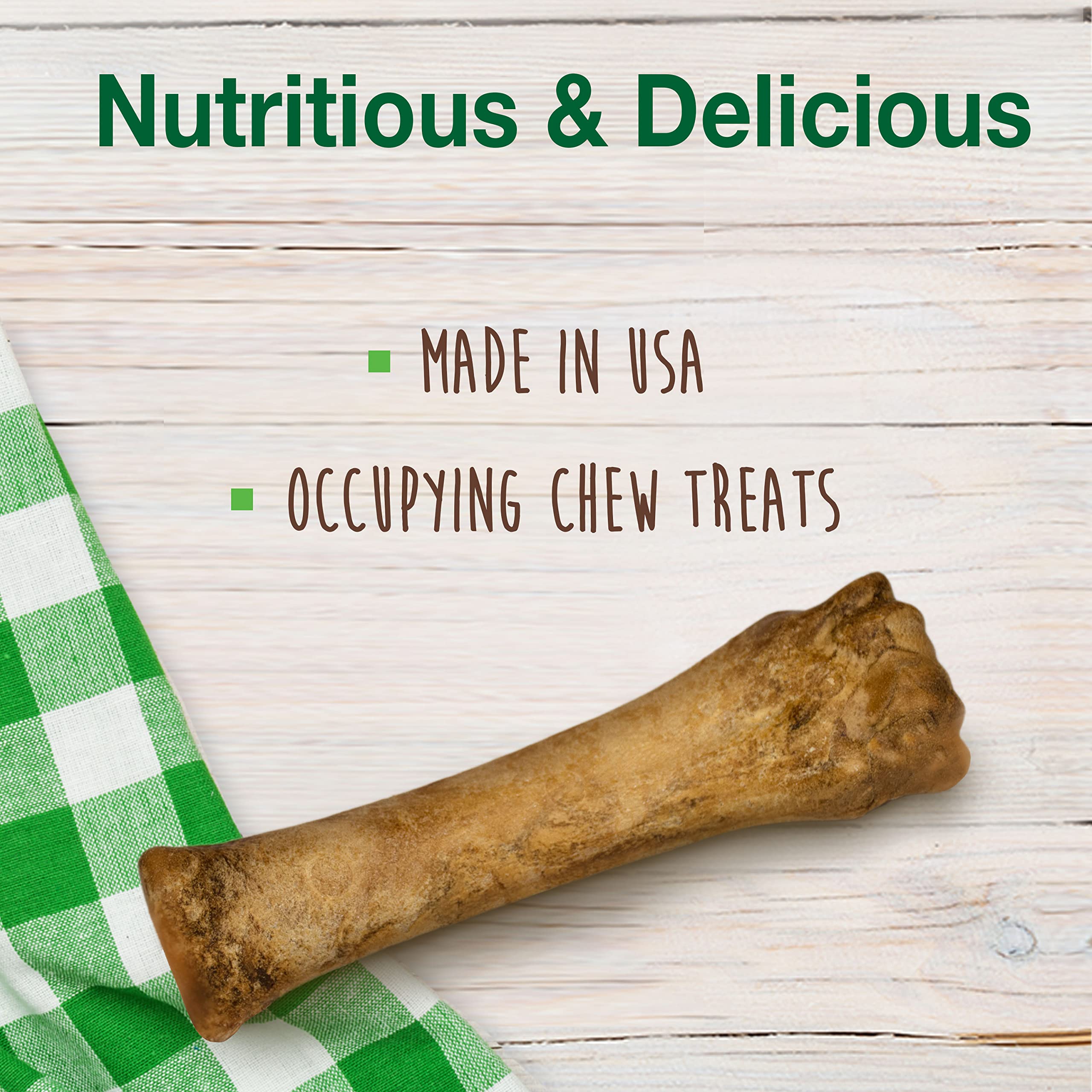 Nylabone Healthy Edibles ingrédients naturels avec vitamines et minéraux ajoutés.