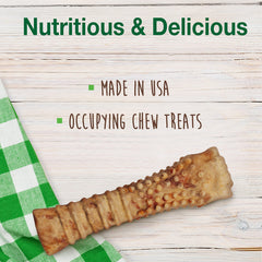 Nylabone Healthy Edibles os-mache-dinde-pomme, texture satisfaisante pour mastiquer