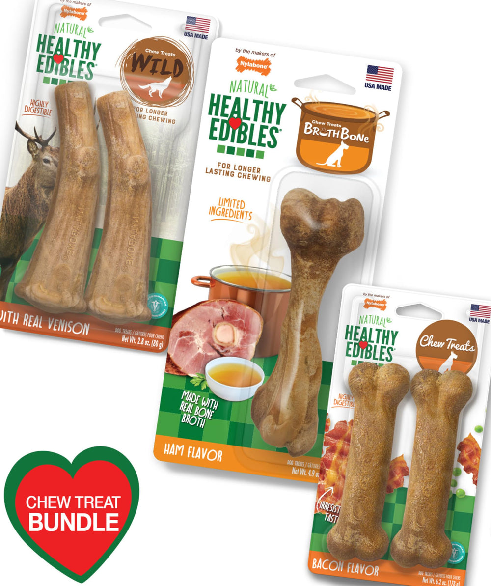 Nylabone Healthy Edibles pour-chien-moyen-35-lbs : taille adaptée.