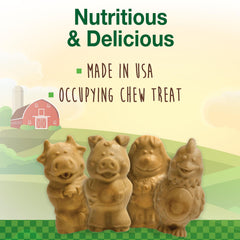 Nylabone Healthy Edibles chiot, formes amusantes dessinées.