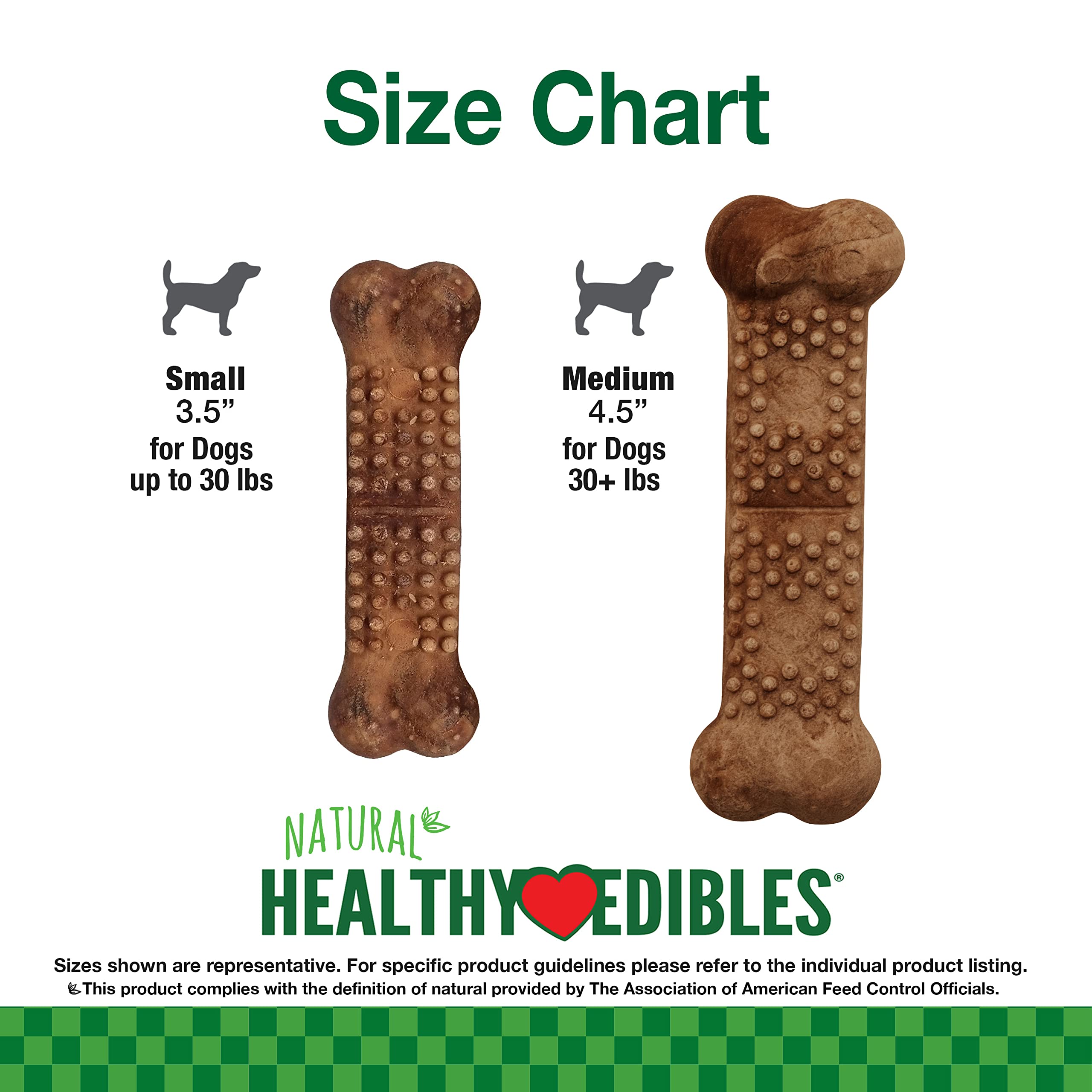 Nylabone Healthy Edibles quatre morceaux pouvant être divisés.