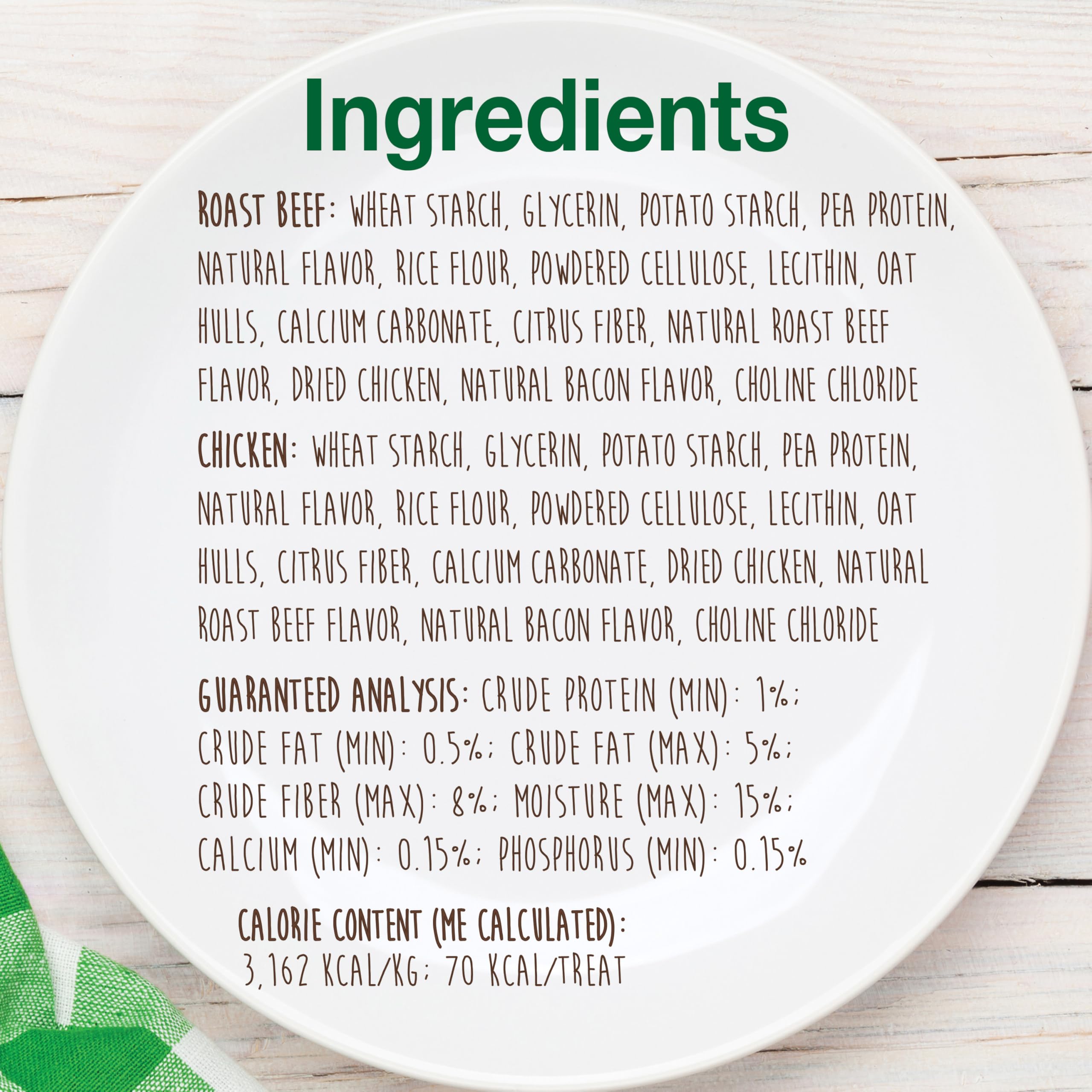 Nylabone Healthy Edibles: sans additifs artificiels, respect des ingrédients