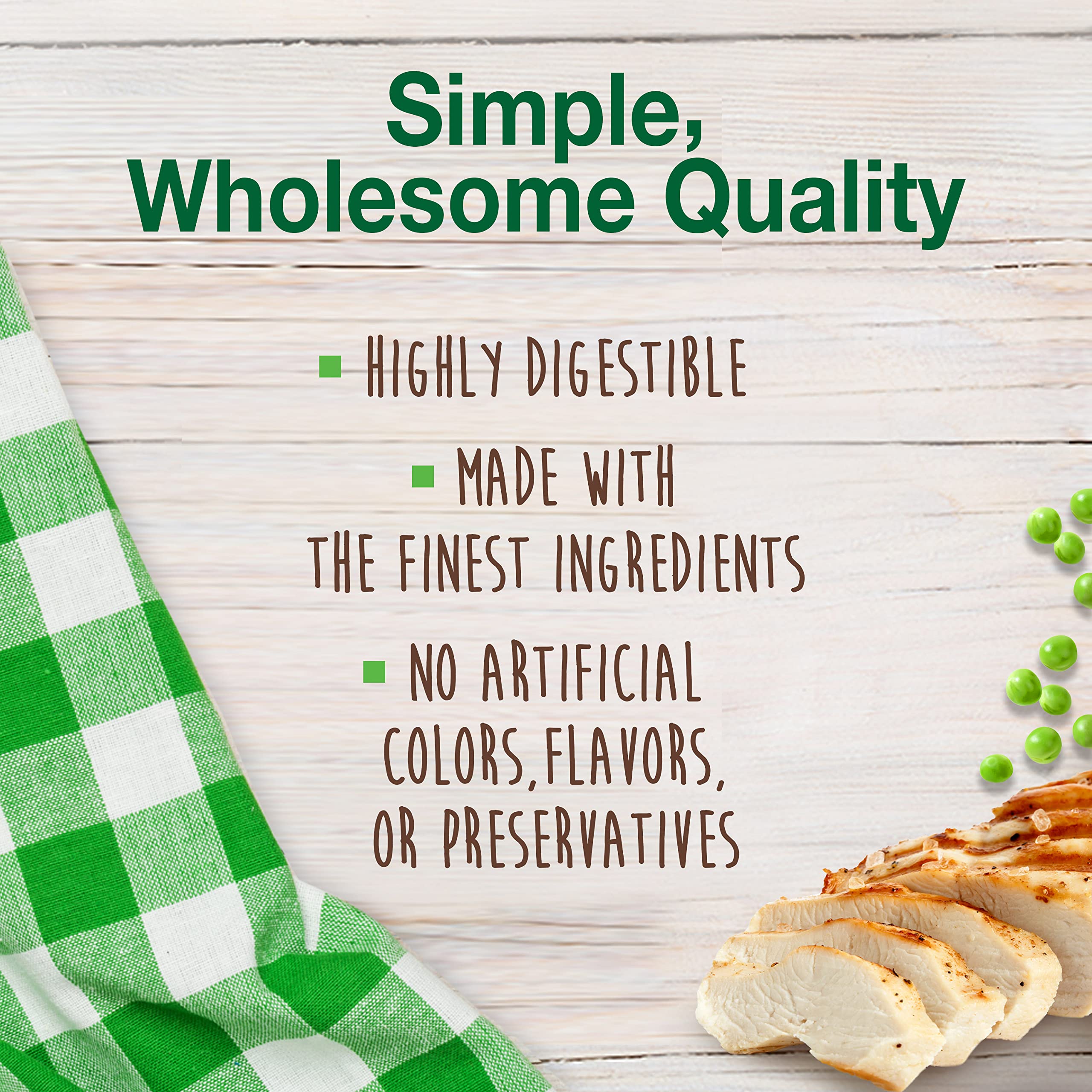 Nylabone Healthy Edibles: sans sel ajoute et sans colorants artificiels.