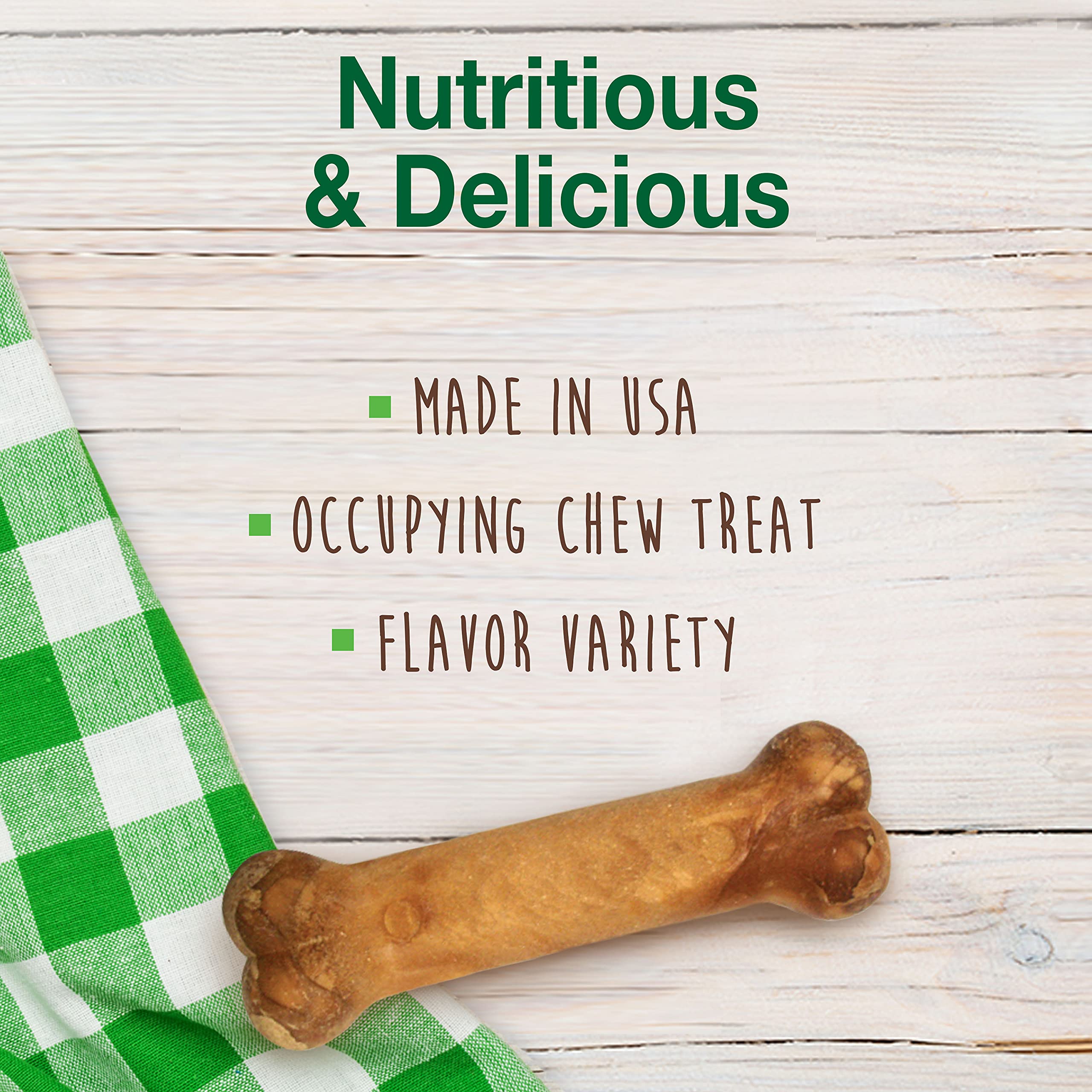 Nylabone Healthy Edibles – saveurs roast beef, croquant et goût appétissant.