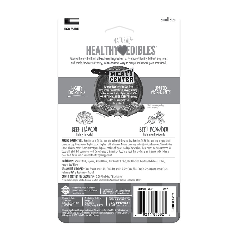 Nylabone Healthy Edibles texture durable qui occupe le chien.