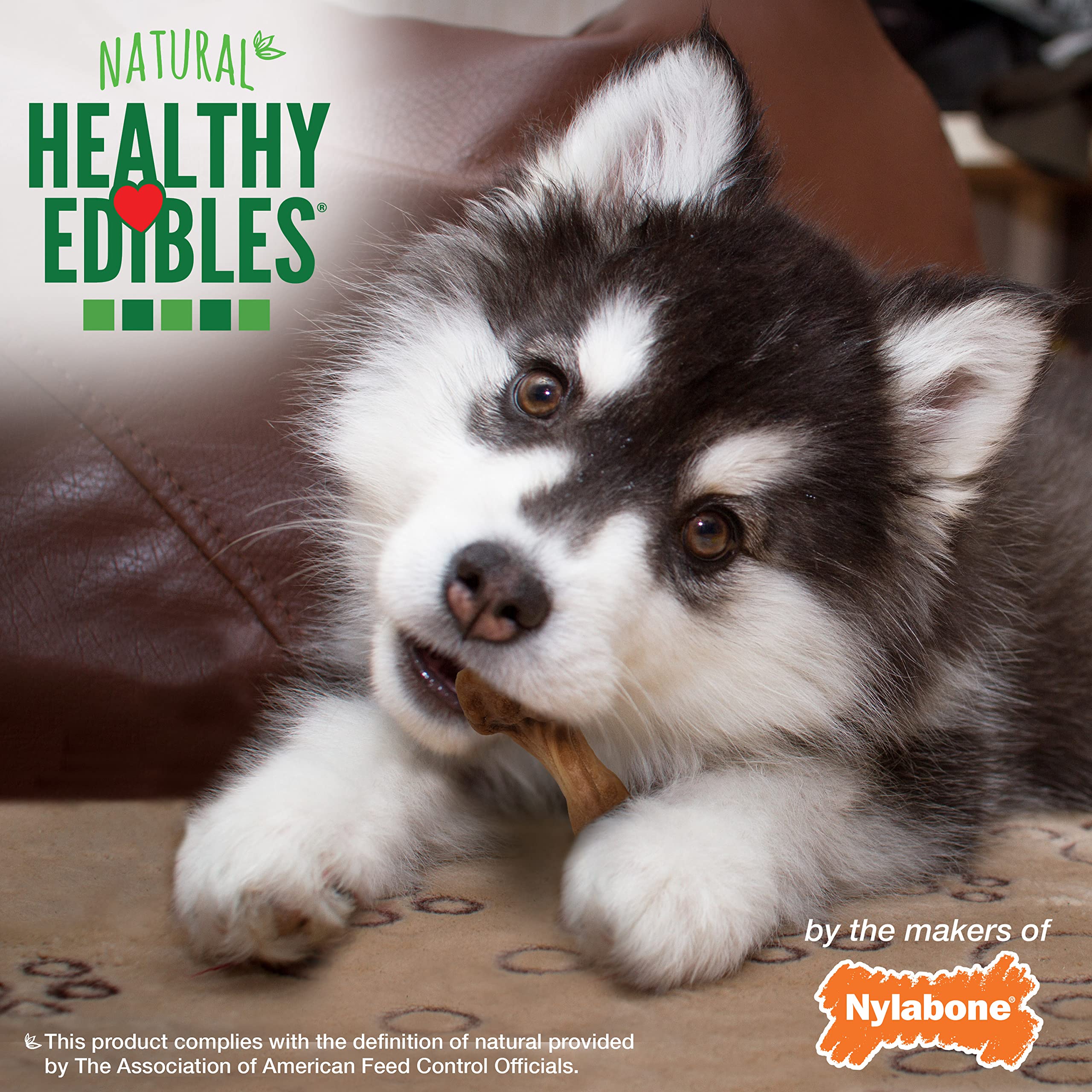 Nylabone Healthy Edibles WILD – sans colorants artificiels: couleur naturelle.