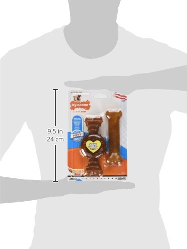 Jouet dentition doux Nylabone : aide à apaiser la dentition chez le chiot.
