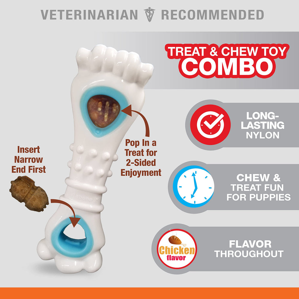 Nylabone jouet mordillage nylon durable, stimulation mentale.