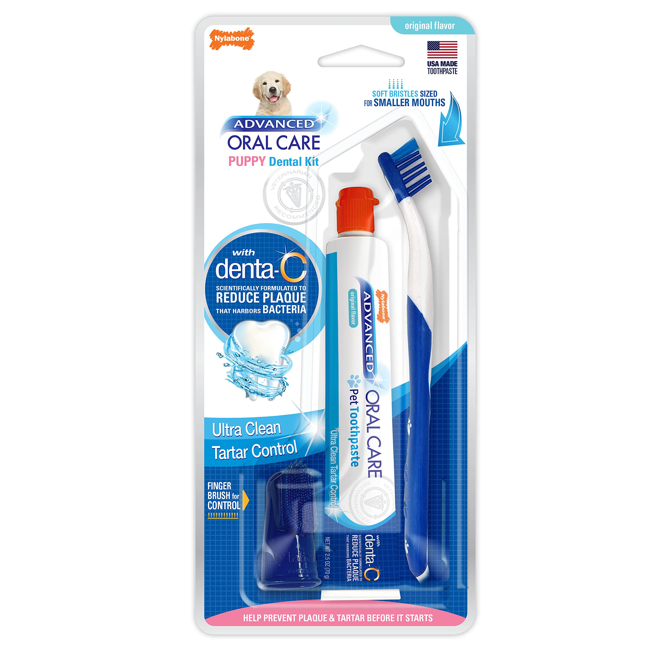 Nylabone kit dentition chiot original – aperçu du kit complet pour une routine buccale