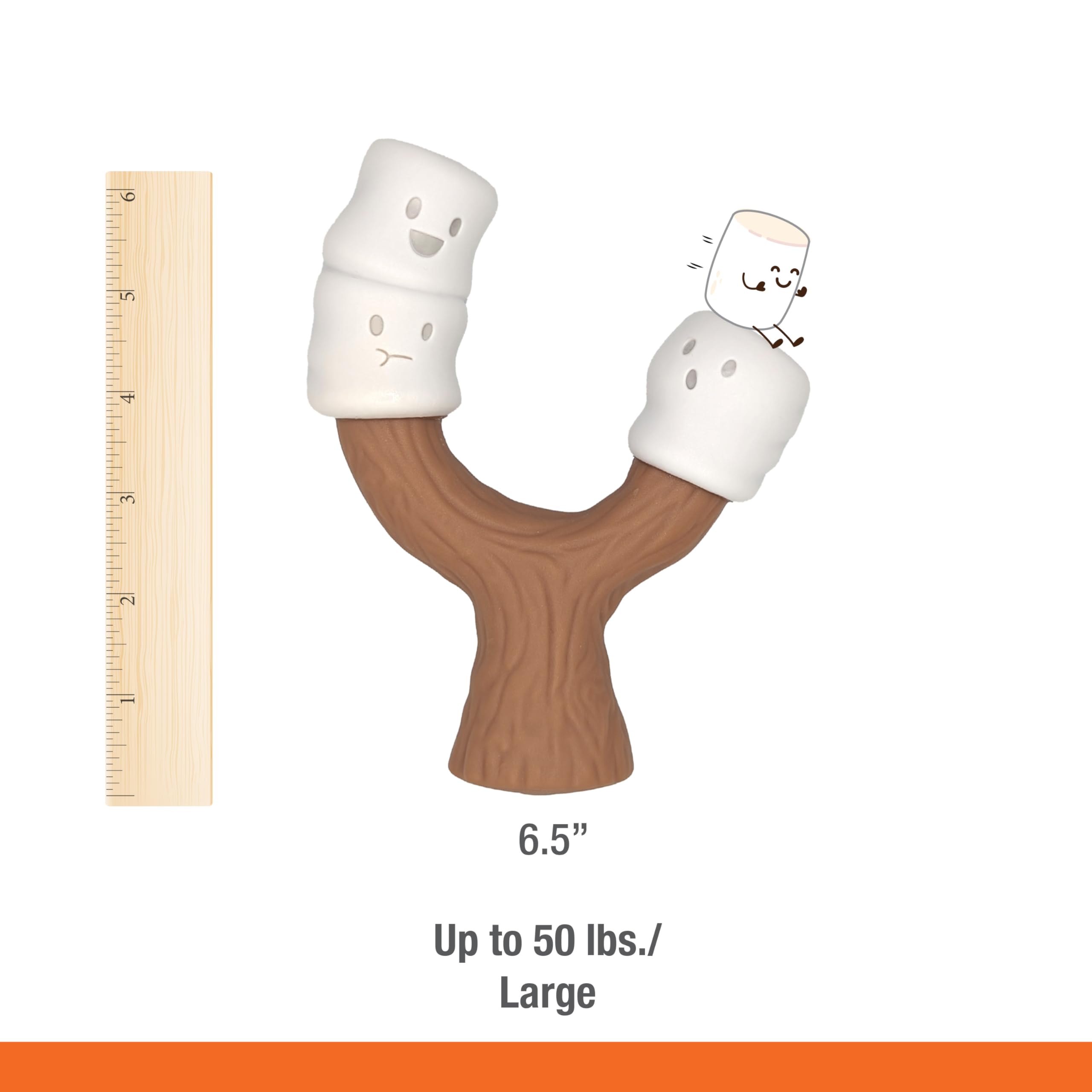 Nylabone Marshmallow Stick durable pour mâcheurs forts.