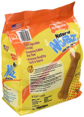 Nylabone Natural Nubz démonstration de nettoyage dentaire avec texture efficace.