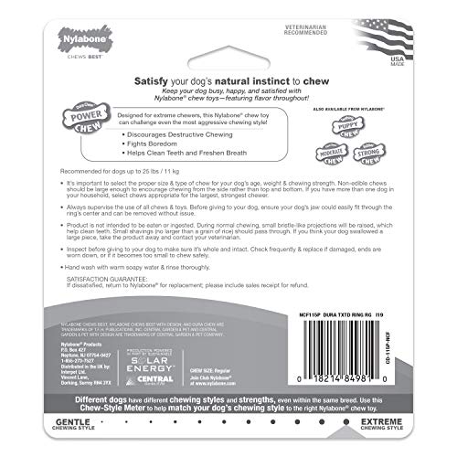 Nylabone nettoyage-dents-et-plaques lors du mâchage