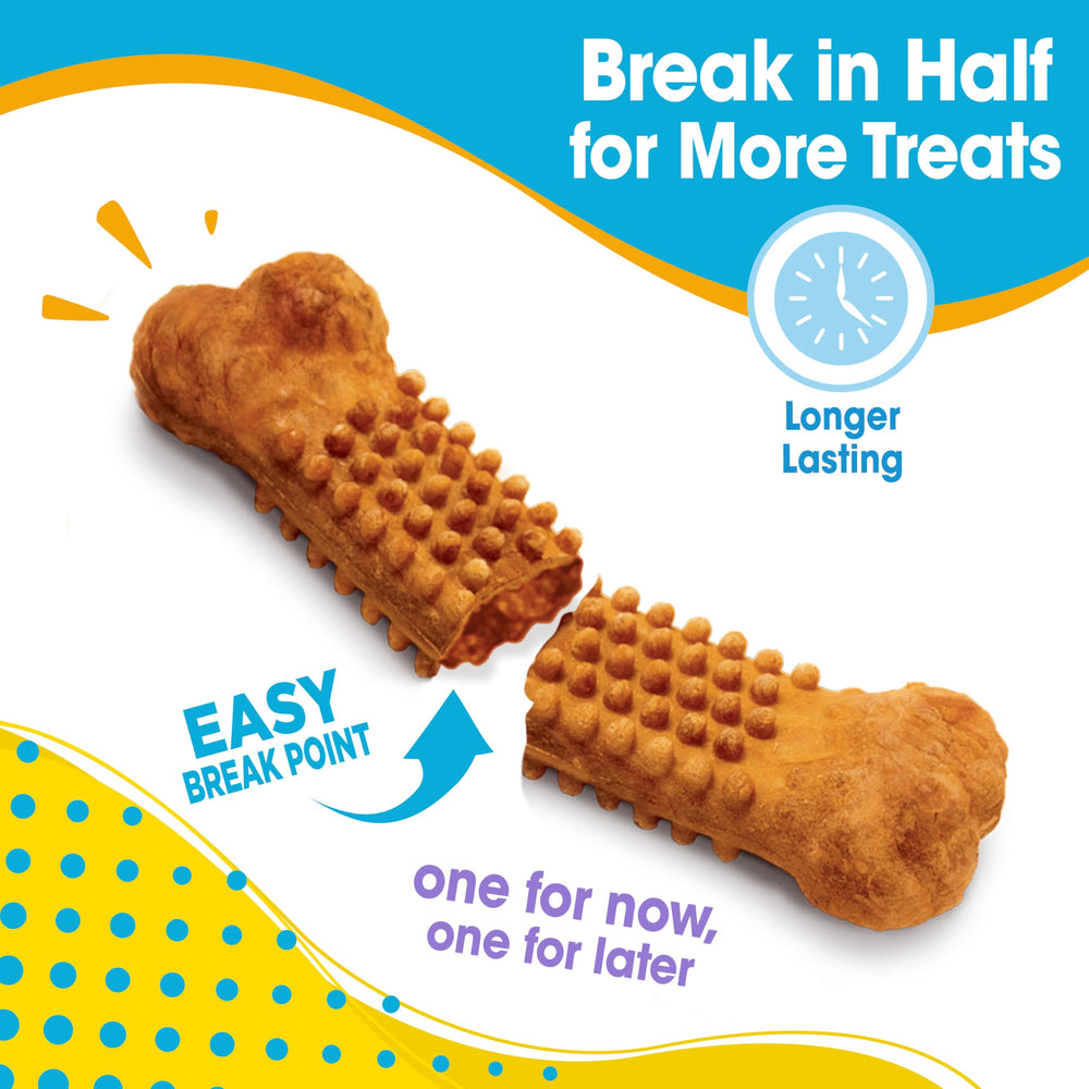 Nylabone Nubz goût Dinde, friandise naturelle pour entraînement.
