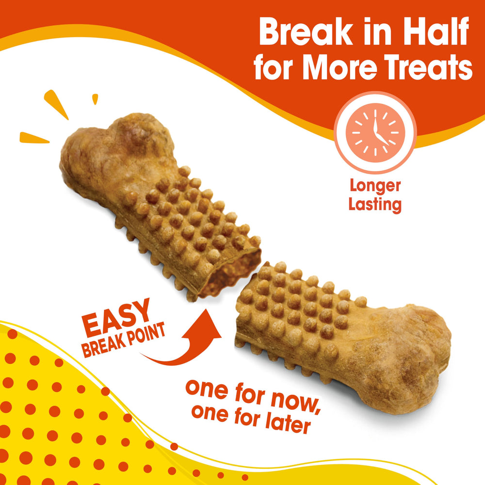 Nylabone Nubz: image de nettoyage dentaire pour grands chiens.