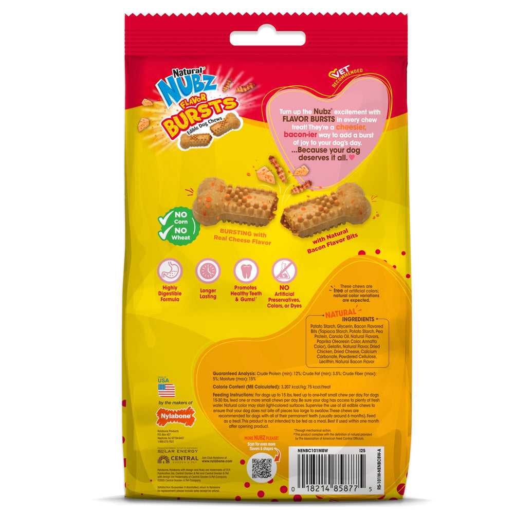 Nylabone Nubz longue duree favorise distraction et moment de plaisir.