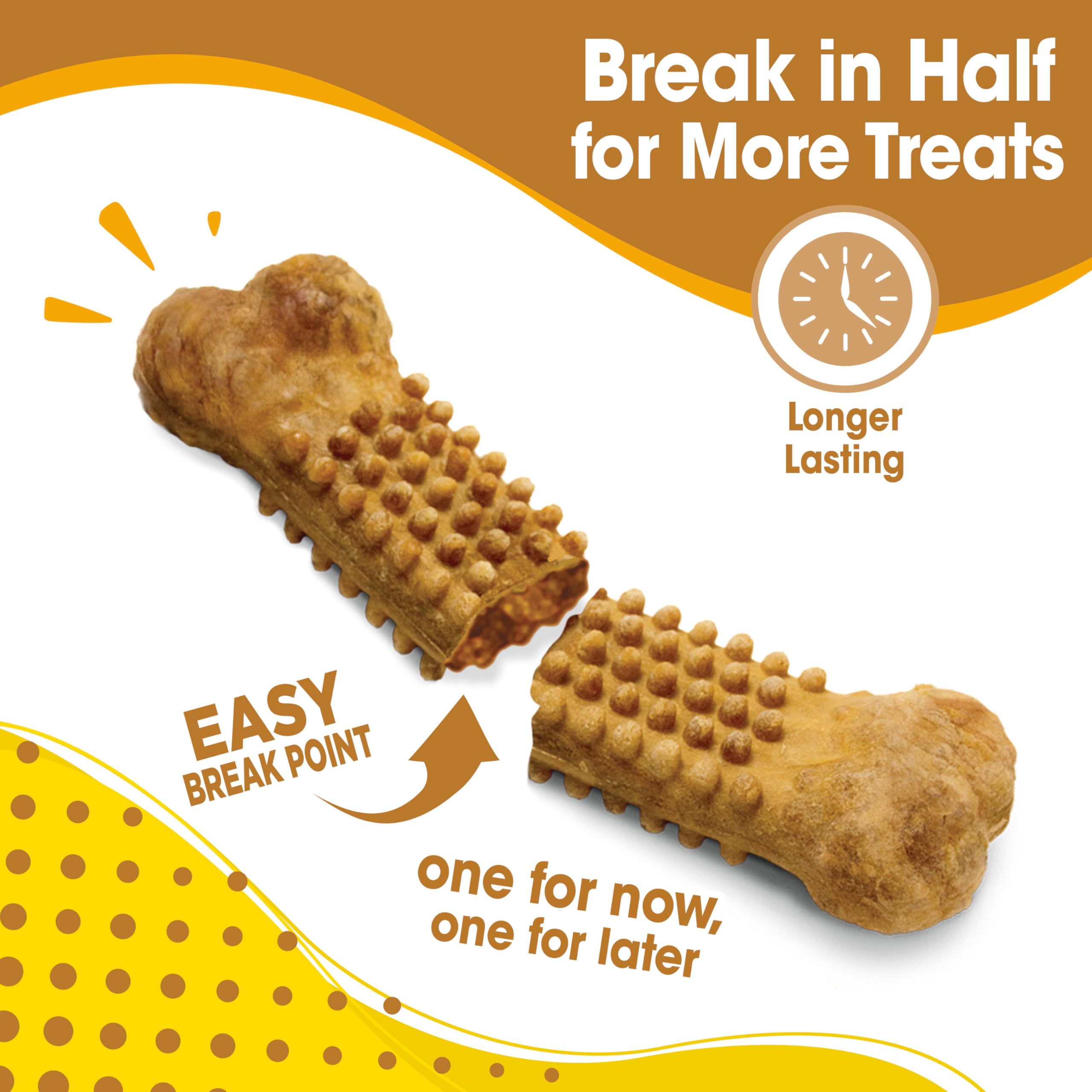 Nylabone Nubz texture grattante – réduction possible de la plaque.