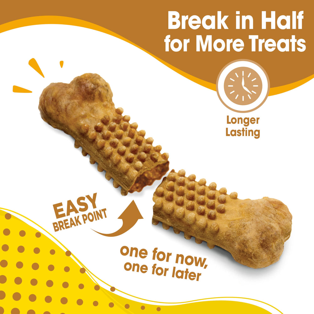 Nylabone Nubz texture grattante – réduction possible de la plaque.