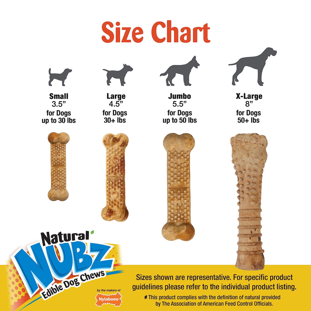 Nylabone Nubz Wild format 4 pièces pour petites races.