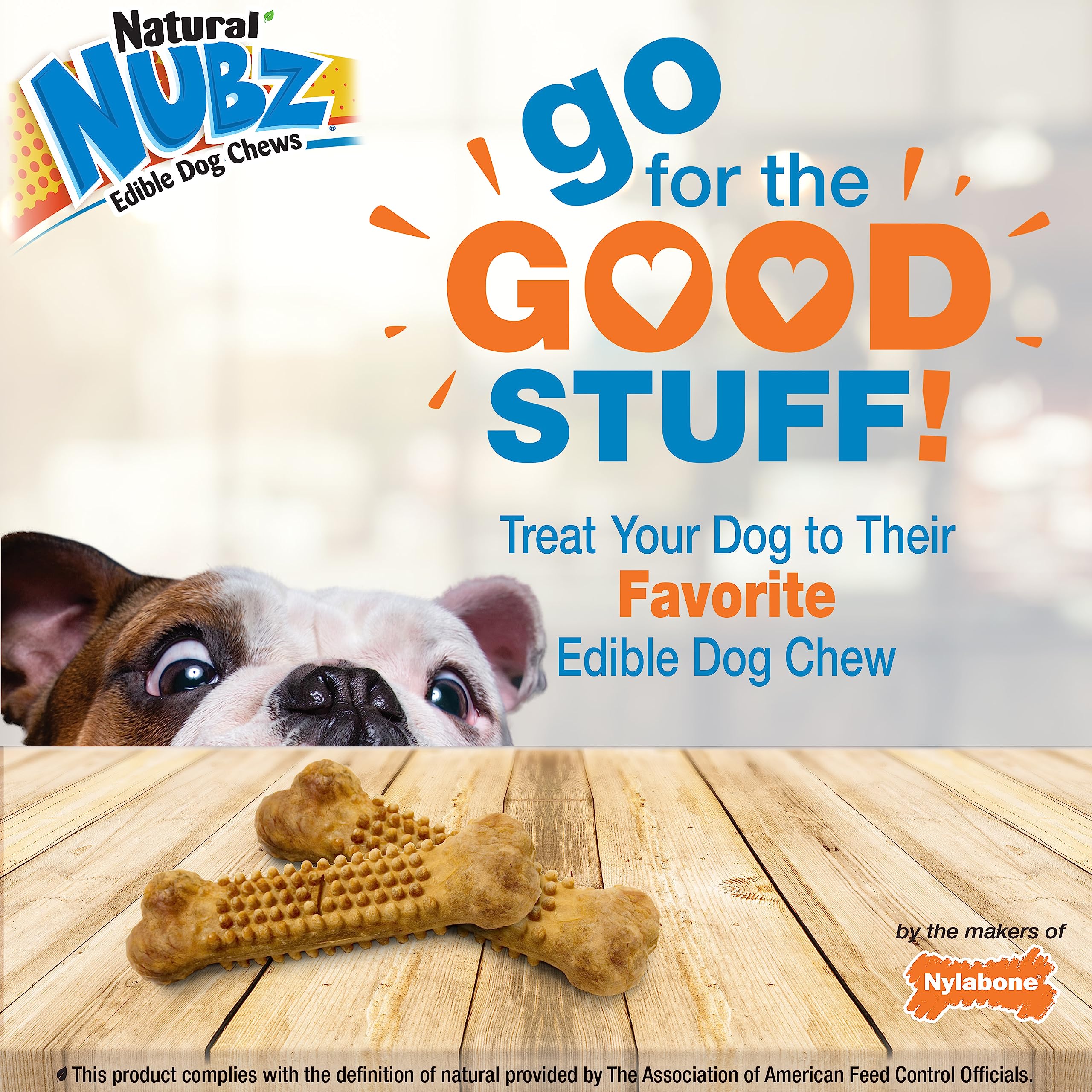Nylabone Nubz Wild fabriqué aux États-Unis avec normes qualité.