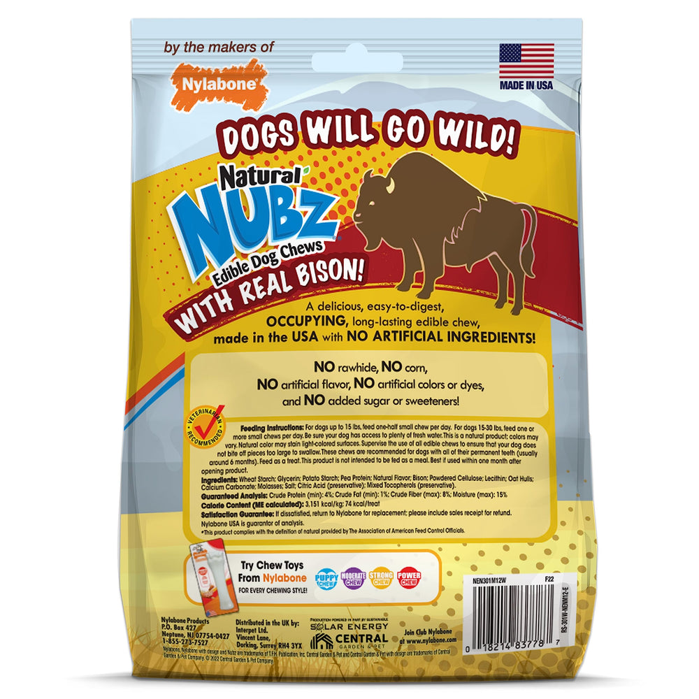 Nylabone Nubz Wild masse délicatement les gencives lors de la mastication
