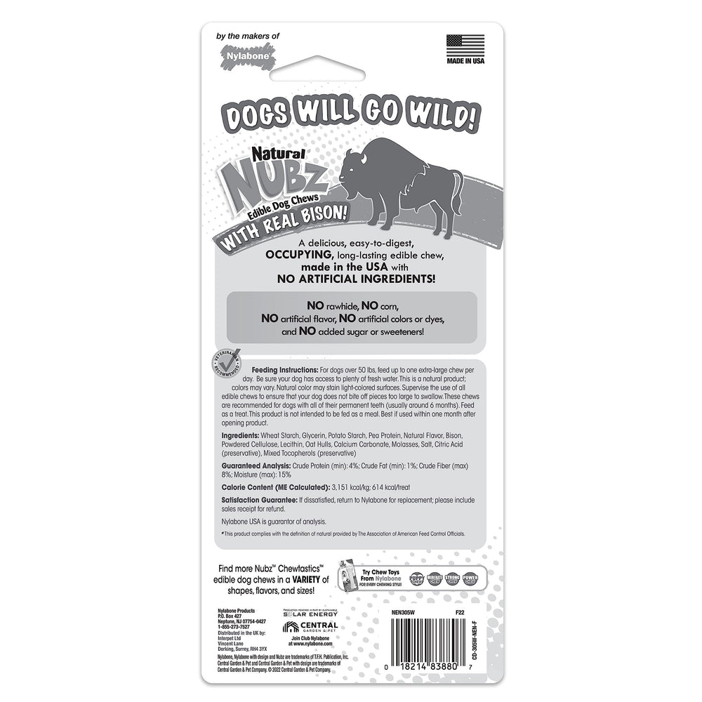 Nylabone Nubz Wild offre une mastication divertissante et occupante