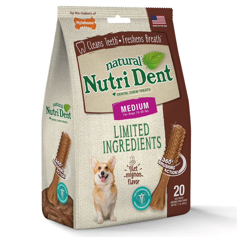 Ingrédients limités Nutri Dent, formule simple et digeste.