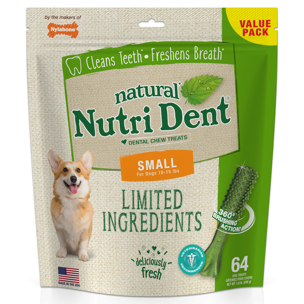 Nylabone Nutri Dent – sourire frais pendant la mastication et haleine améliorée.