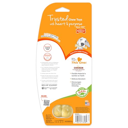 Nylabone Original Bone Flexi Chew — accessoire de jeu fiable pour chiens modérés