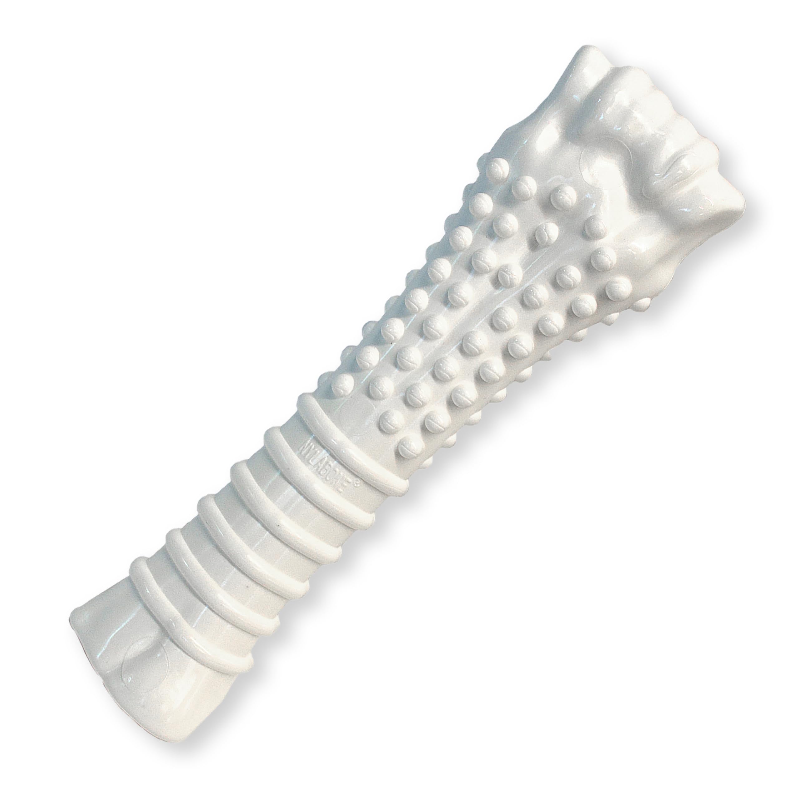 Nylabone os articulé texturée poulet XL, pour chiens forts, nettoie les dents lors du mâchage.