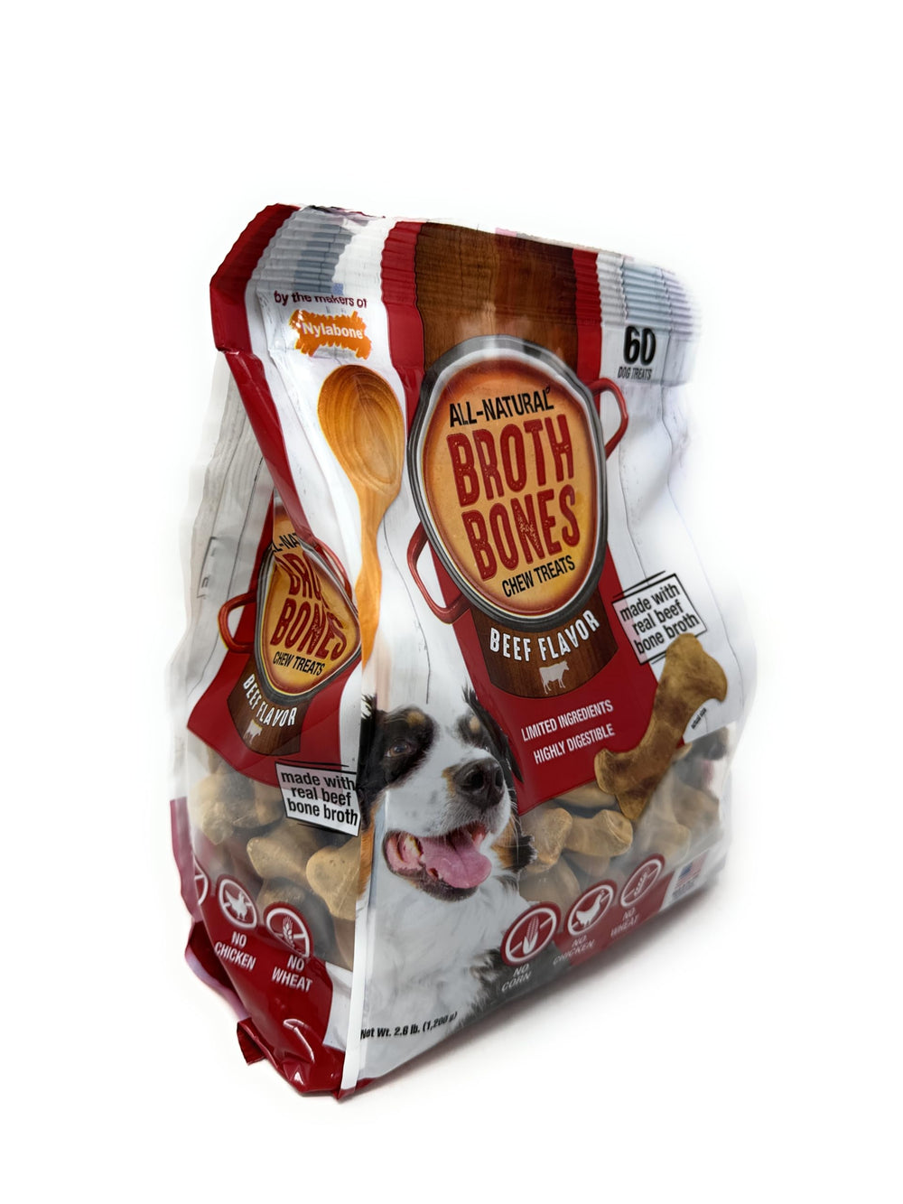 Nylabone os-bouillon-boeuf - détail des ingrédients naturels