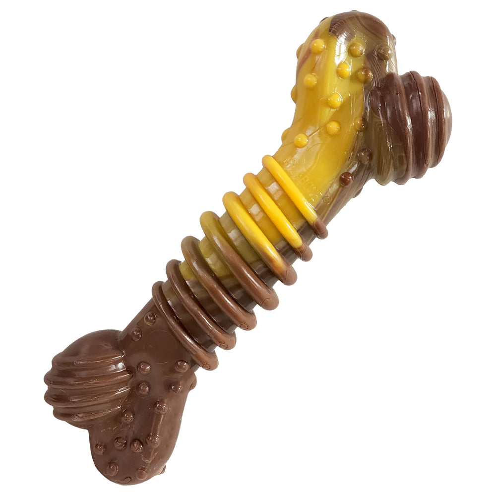Jouet dentaire Nylabone Groove Os Puissant avec rainures pour nettoyer les dents