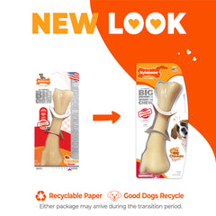 Nylabone Os Nylon Durable – forme Os Naturel pour grands chiens