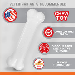 Coupé de poulet: Nylabone Original Bone Power favorise l’hygiène buccale.