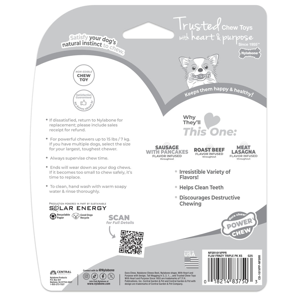Nylabone Os Original – forme classique reconnue par les chiens.