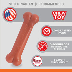Nylabone Power Chew, texture durable, stimule l envie de mâcher sans détruire.