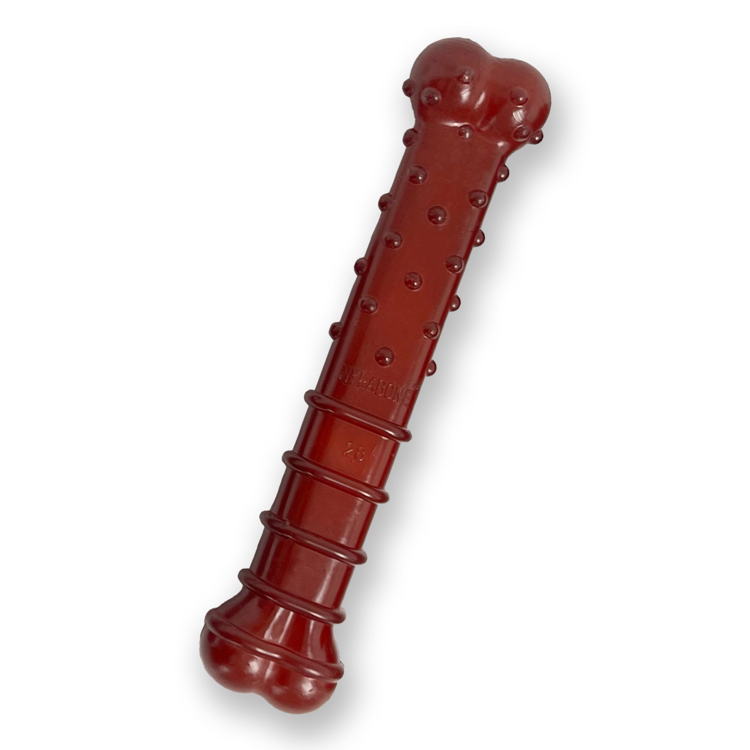 Nylabone Os puissant bacon extérieur stimule l'intérêt et occupe les chiens actifs.