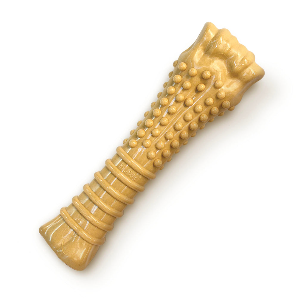 Nylabone os-texture-dur-mastication favorise le nettoyage des dents lors de sessions prolongées